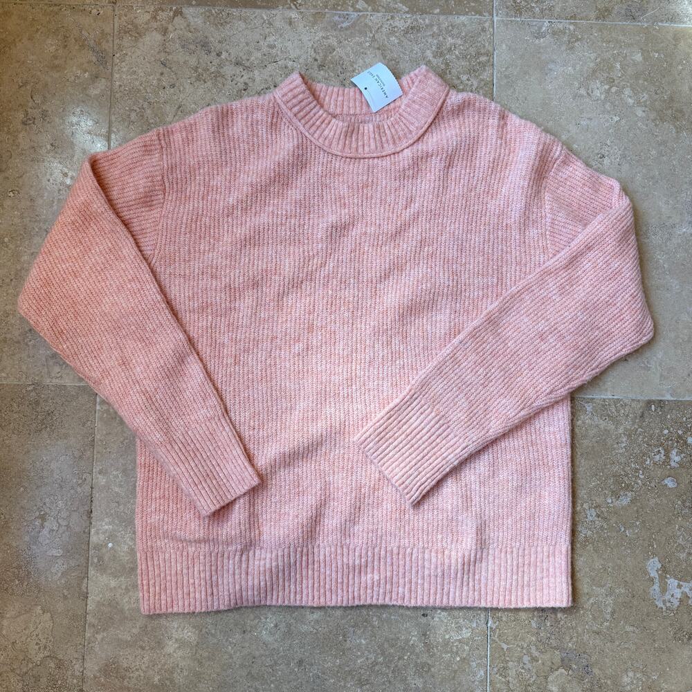 American Eagle Womens Sweater Small Orange NWT Pullover Soft Knit Cozy
